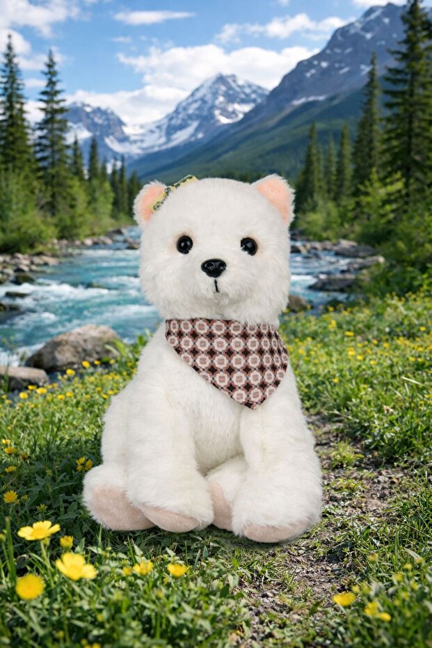 لعبة قطيفة على شكل كلب - 1