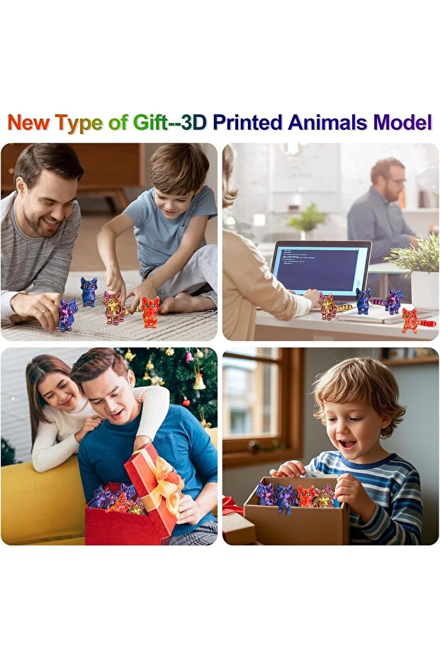 لعبة قطط مطبوع ثلاثية الأبعاد - 5