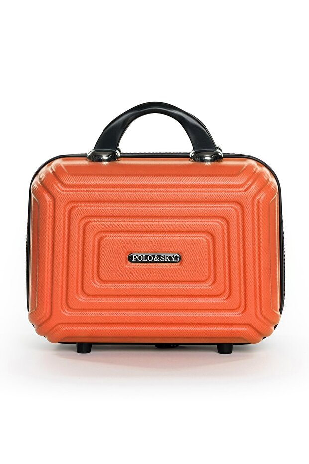 Altuğ Model Orange Color Abs Makeup Bag Hand Luggage
