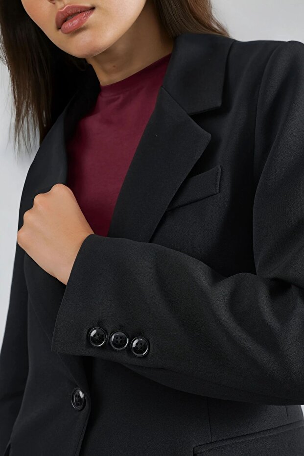 Slim Fit Blazer Jacket - 7