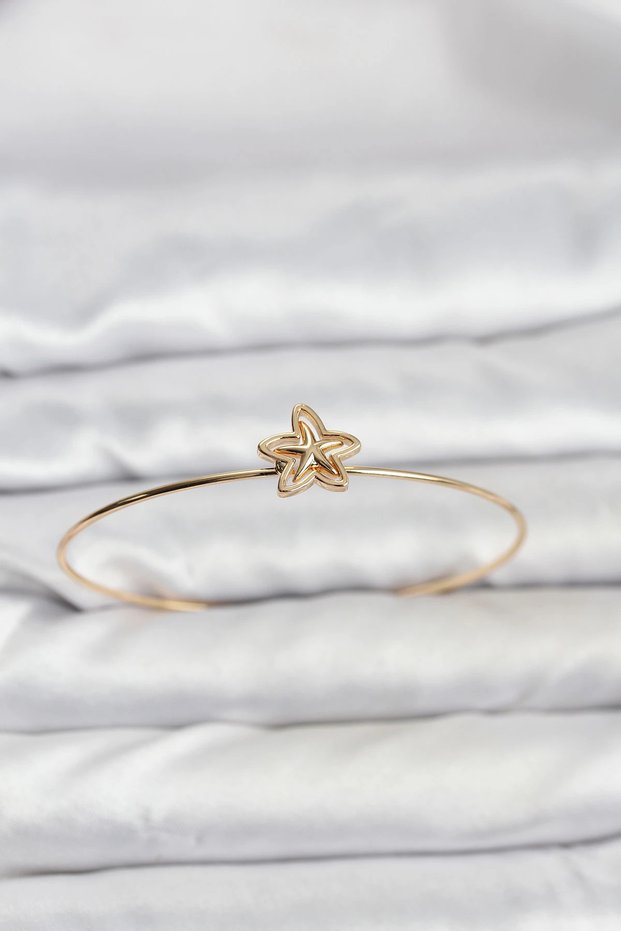 Yıldız Model Gold Rk Bracelet