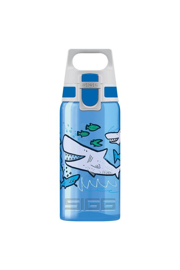 Shark Leakproof Lid Children's School Water Bottle 0.5 L – Bpa Free – Viva One Sharkies