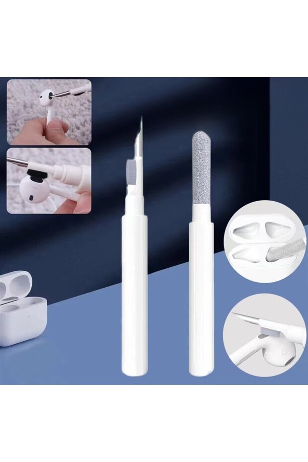 3in1 Cleaning Kit for Headphones, Multifunctional, ABS - 3