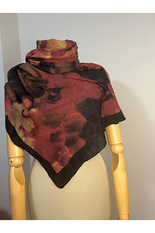 Winter Bloom Bambu Kraş Şal-İpekhan - 5