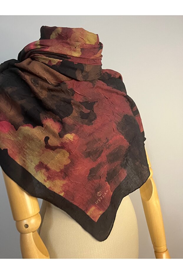 Winter Bloom Bambu Kraş Şal-İpekhan - 2