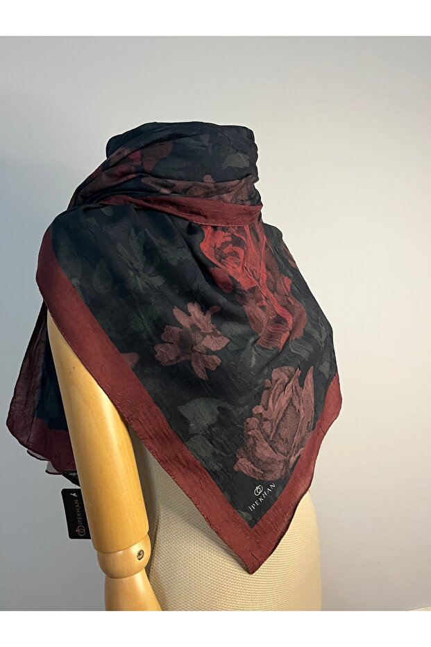 Winter Bloom Bambu Kraş Şal-İpekhan - 4
