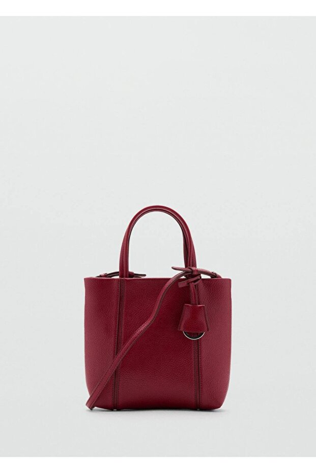 Saplı mini dikdörtgen çanta - 2