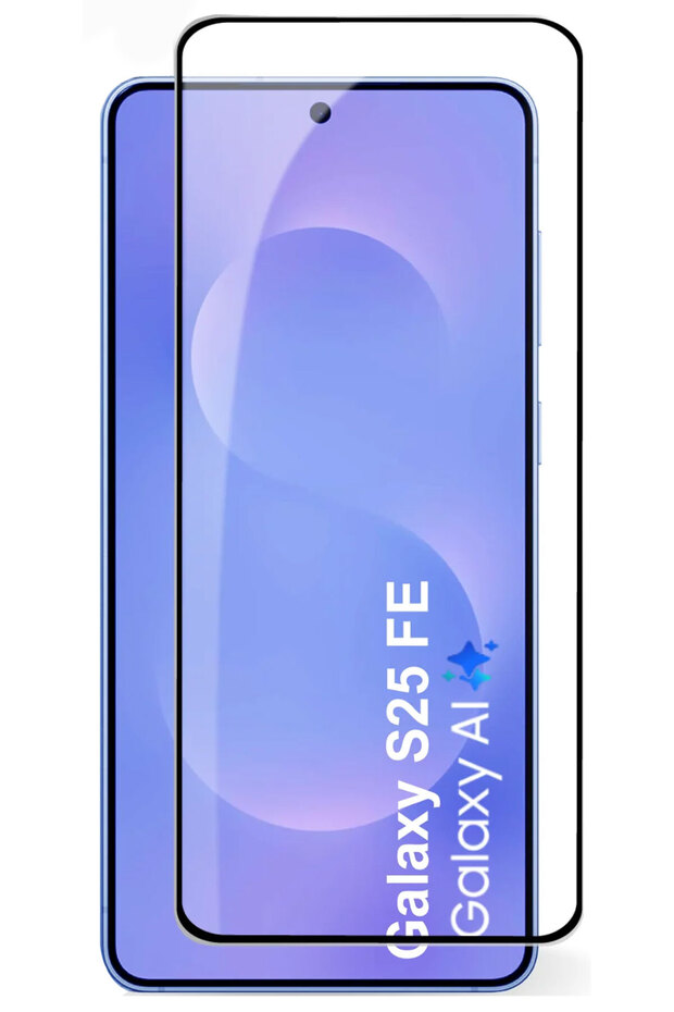 Samsung Galaxy S25 Fe Unbreakable Glass 5D Full Coverage 9H Tempered Screen Protector