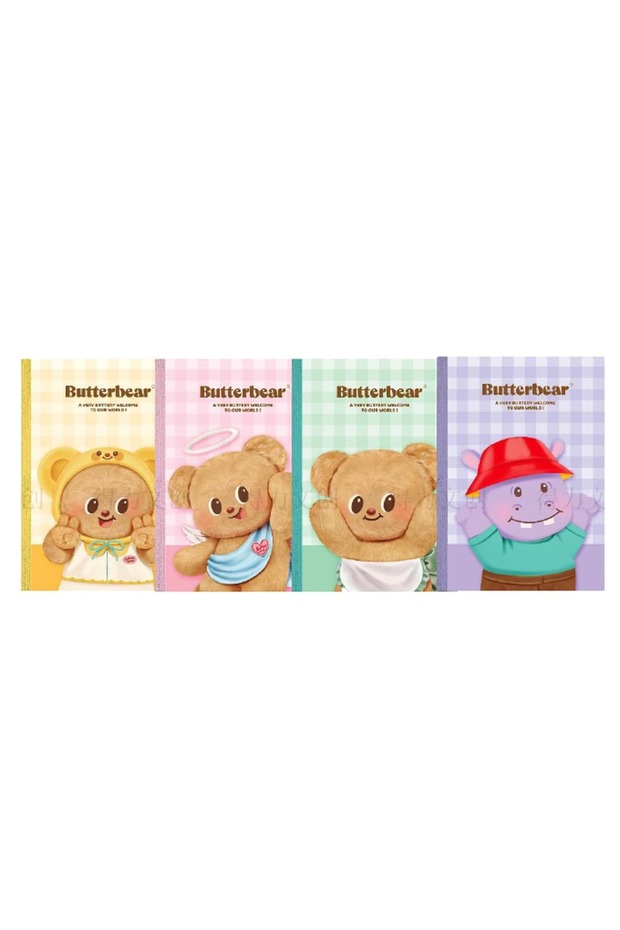 Butterbear Serisi A5 Spiralli Defter - 1