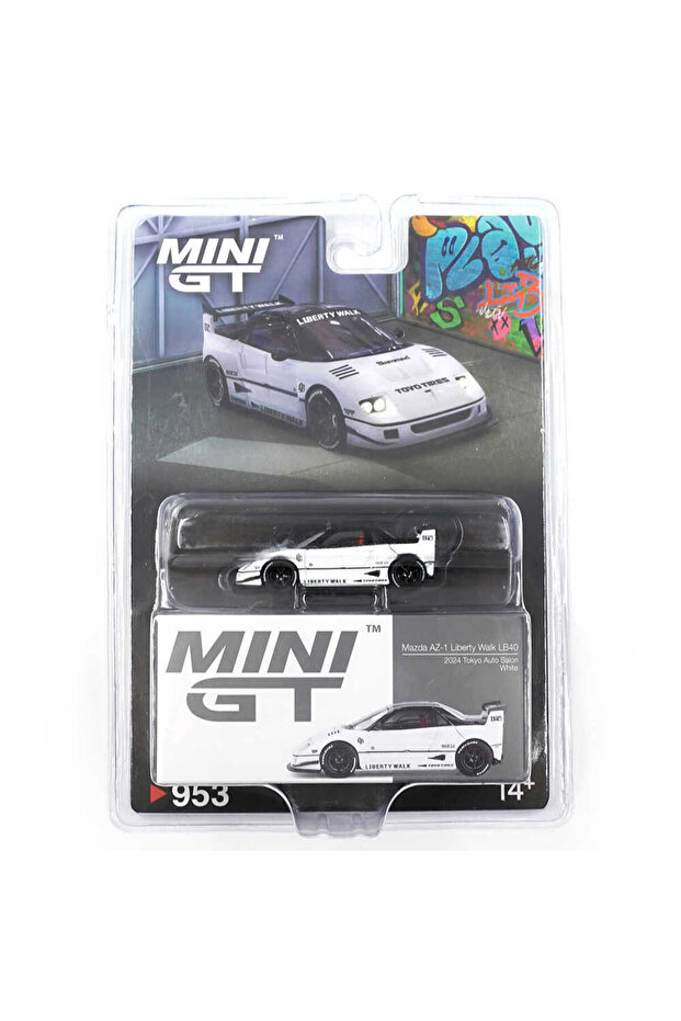 1/64 Mazda Az-1 Liberty Walk Lb40 White 2024 Tokyo Auto Salon