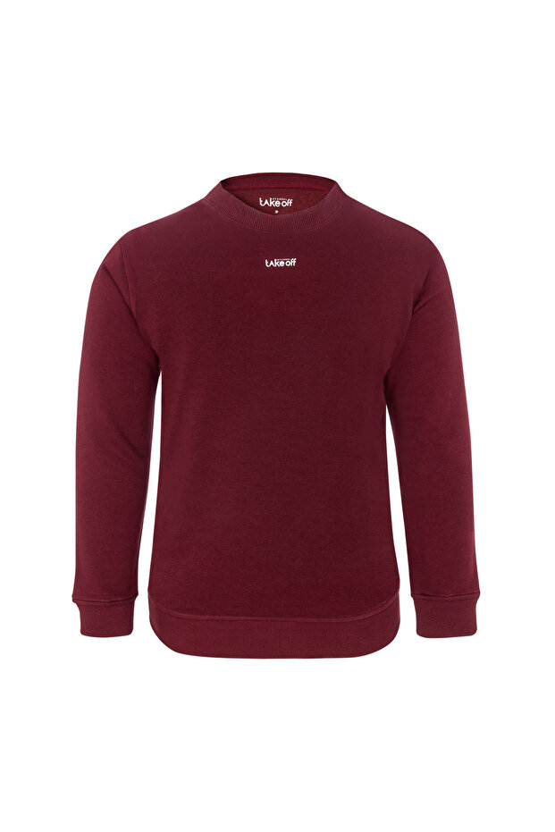 SWEATSHİRT BORDO - 1