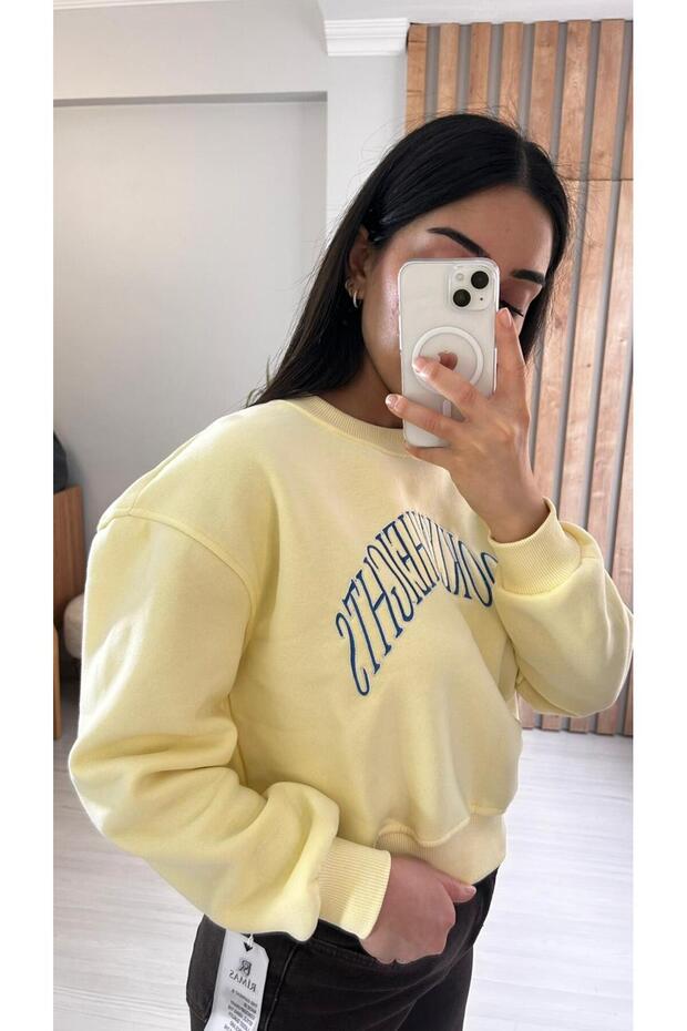 Nakış İşlemeli Sweatshirt - 2