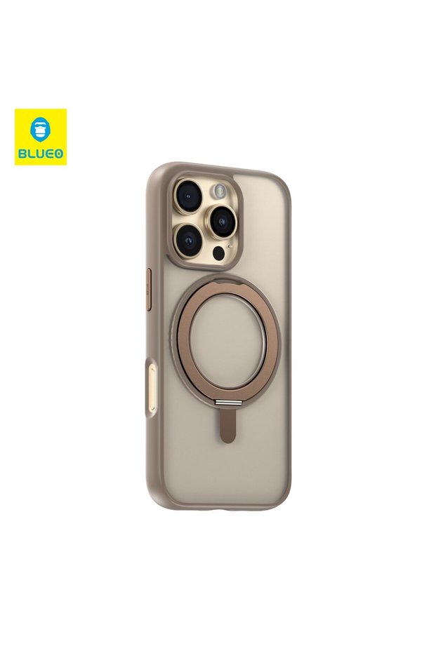 Mr. Gorilla iPhone 16 Pro Max Compatible Case 360 ° Rotatable Magsafe Stand Mat Silicone Case