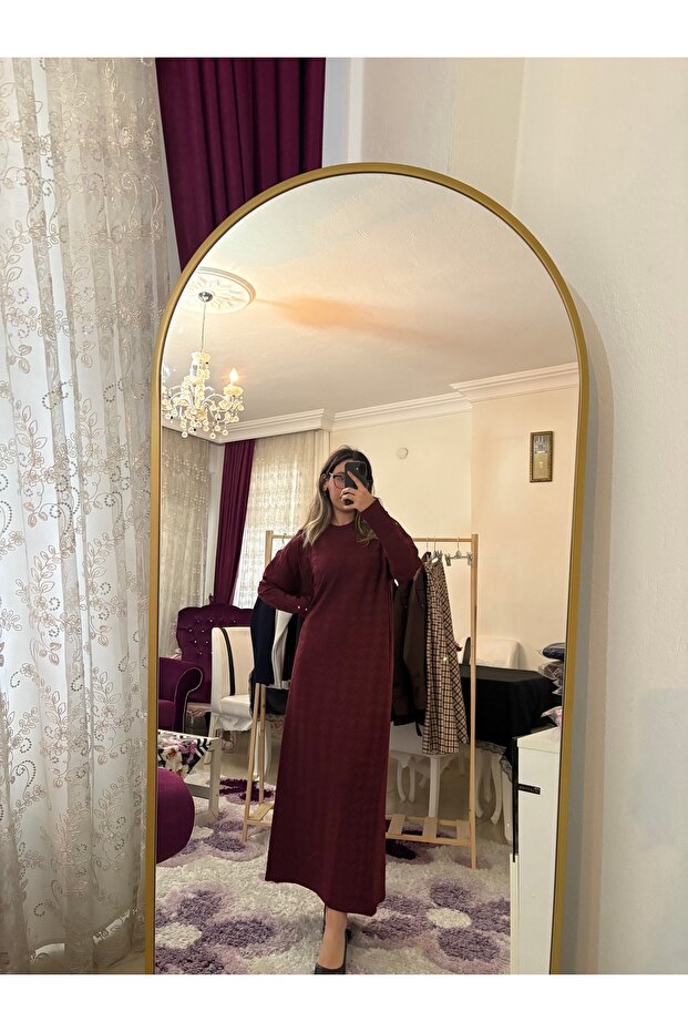 Uzun triko elbise - 2