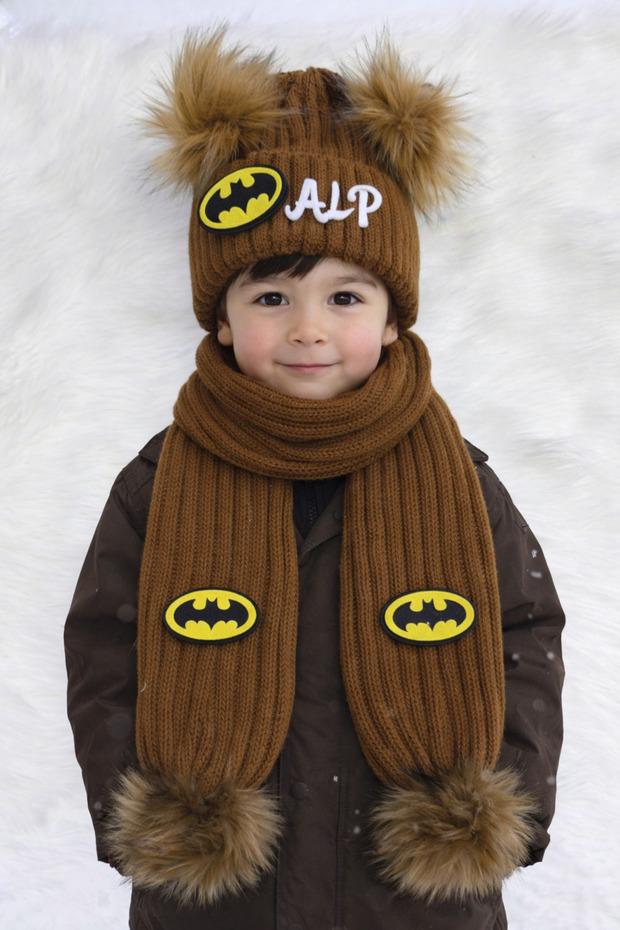 TABA İSİMLİ TRİKO ATKI BERE SET - 3