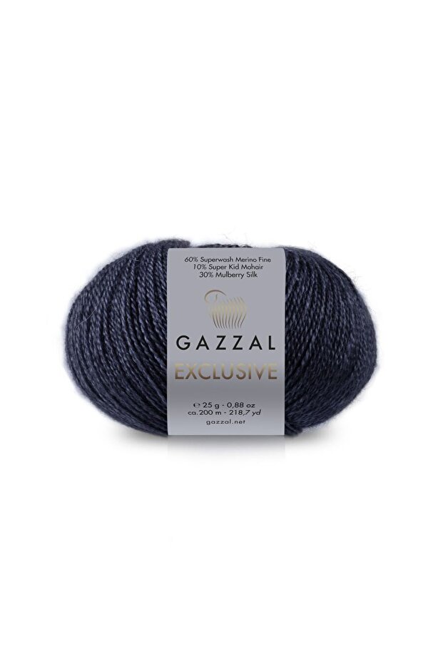 Exclusive 60% Merino 30% Silk 10% Kid Mohair – 25 g 200 m Fine Knitting Yarn-9903-1 Piece