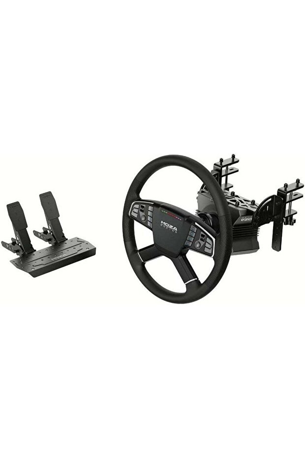 R5 Truck Bundle – 5.5 Nm Direct-Drive Base, 400 mm Aluminum Truck Wheel, SR-P Lite Hall-Senso