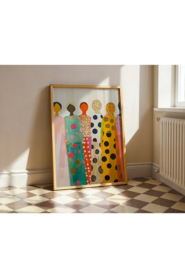 Tek Parça Çerçeveli Tablo - 1