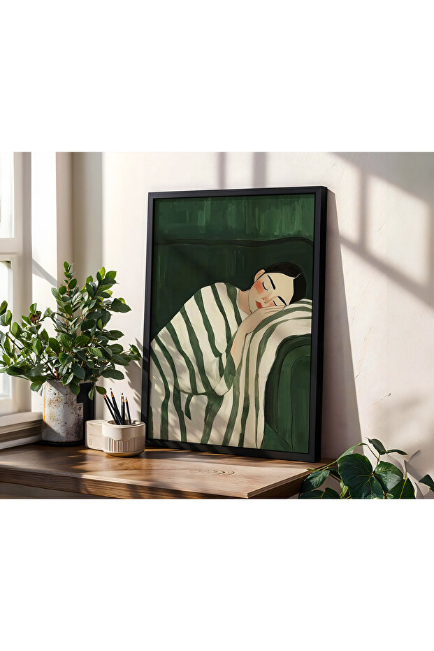 Tek Parça Tablo Çerçeveli Tablo - 1