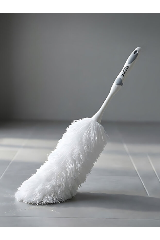 Grey Force Cleaning Duster BB2127 – Soft Dense Bristles for Home & Office Dusting - Grey