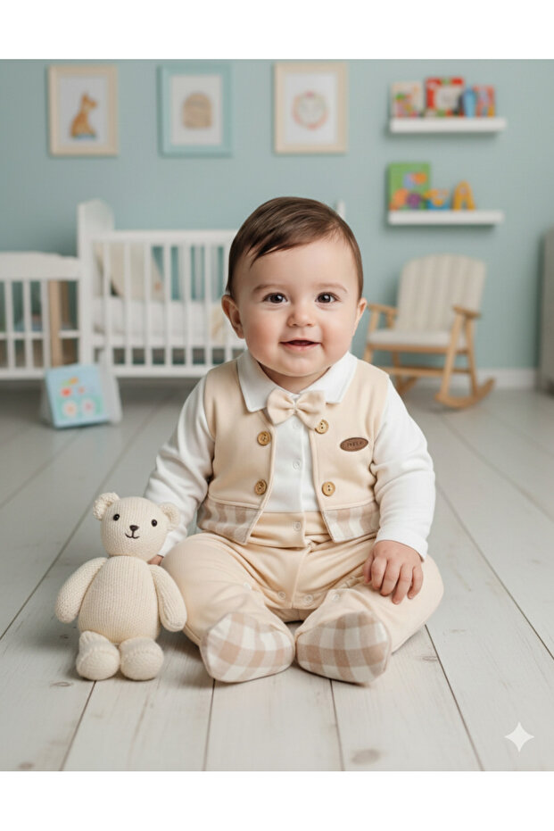 Yelekli Bebek Tulum - 1