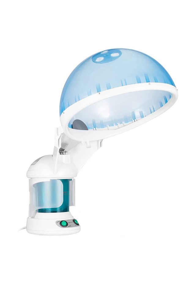 2-in-1 Hair & Facial Steamer – Hot Mist Hydration Device for Hair Care & Skin Spa Use