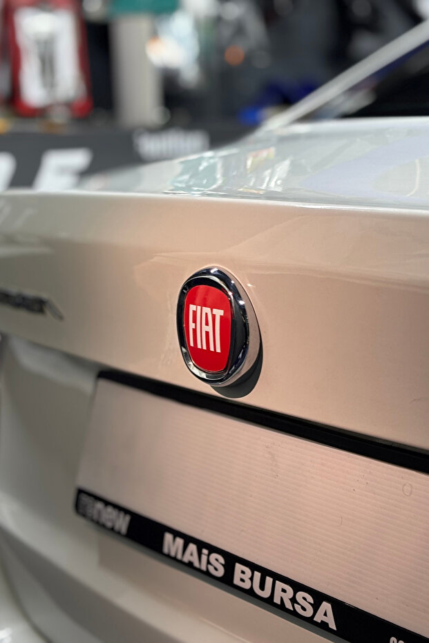 Full Set of Front-Rear Stickers Compatible with Logo for Fiat Egea