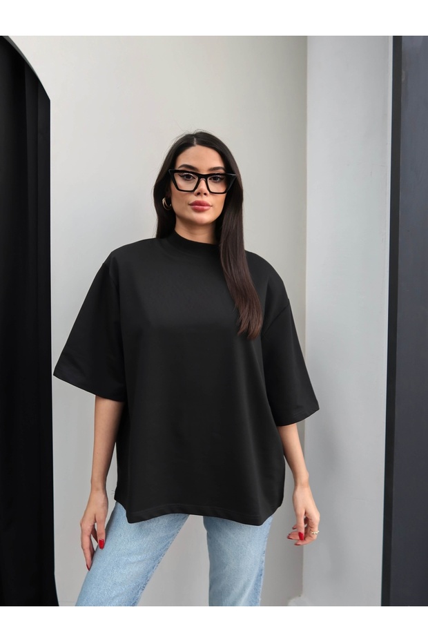 Vatkalı Oversize Tshirt - 2