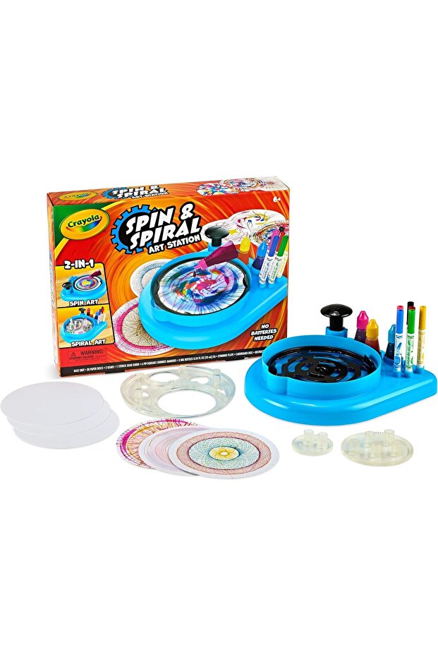 Spin & Spiral Art Station