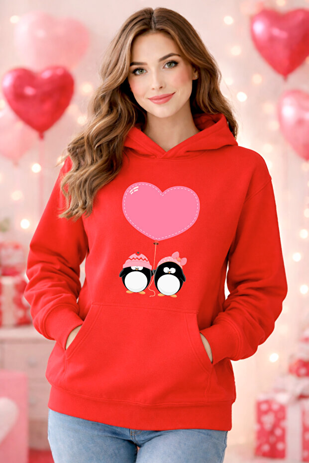 Special for Valentine's Day, Sweatshirt with Hooded Names, Valentine's Day