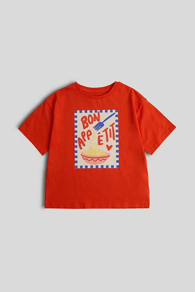 Orange Pasta T-Shirt