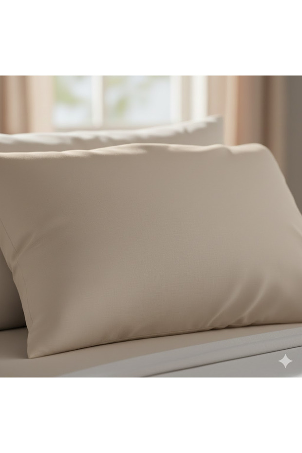 100% Cotton Satin 55X75Cm Large Size Pillowcase 2 Pieces (with Zipper)