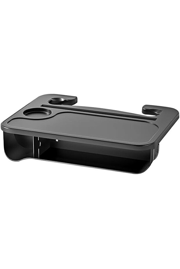 Car Steering Wheel Tray Table with Storage Box 2-in-1 Portable