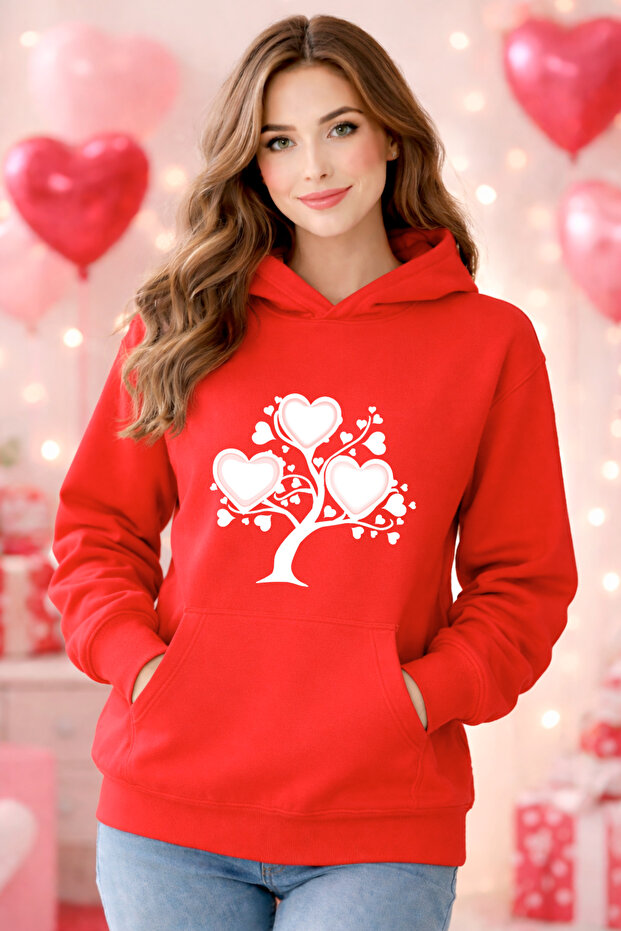 Special for Valentine's Day, Sweatshirt with Hooded Names, Valentine's Day
