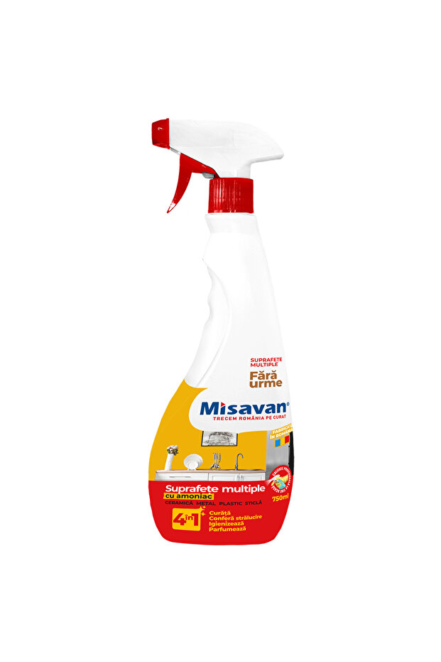Misavan ammonia-based multifunctional solution, 4 in 1, 750ml - 1
