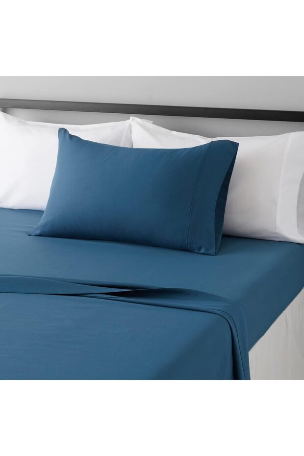 Microfiber Bed Sheet Set - XL Twin, Dark Teal - 1