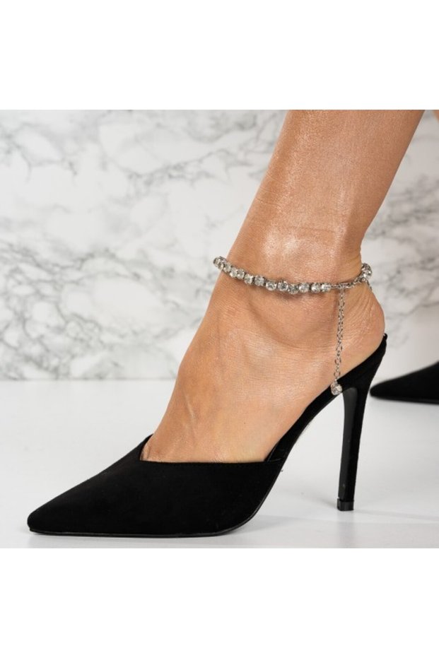 Pantofi dama cu toc subtire Anais