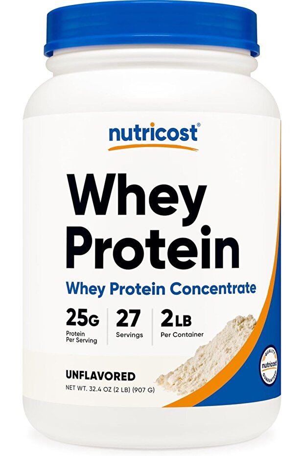 Whey Protein Concentrate (Unflavored) 2LBS - Gluten Free & Non-GMO