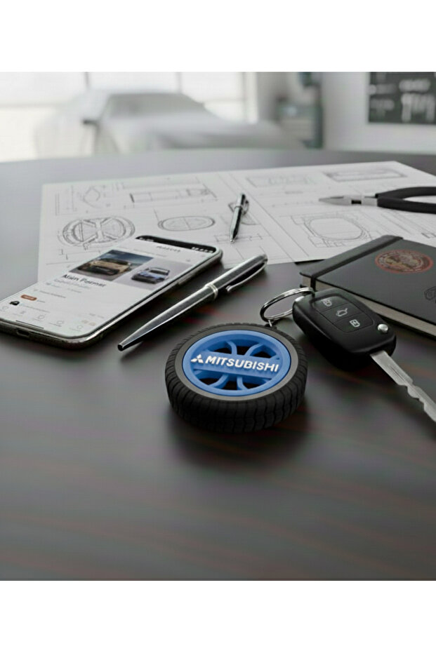 Mitsubishi Compatible Car Keychain
