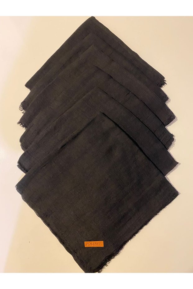6 Pieces of Wrinkled Cheesecloth Scarves