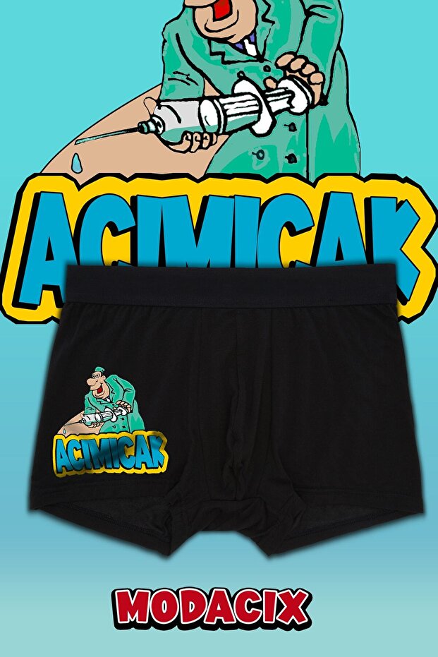 Hungry Cartoon Funny Boxer - 2