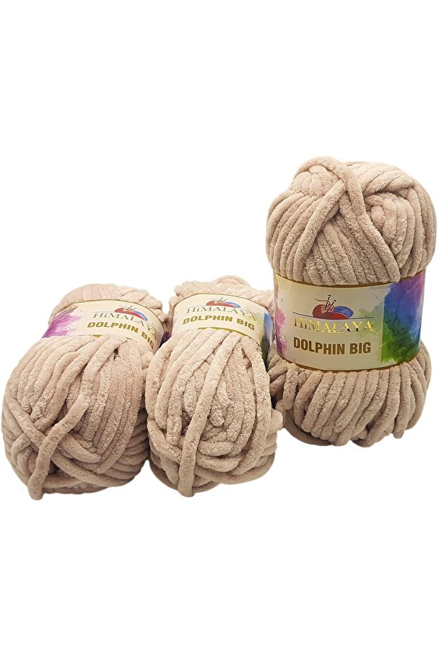 Dolphin Big Velvet Knitting Yarn 3X200 Gr
