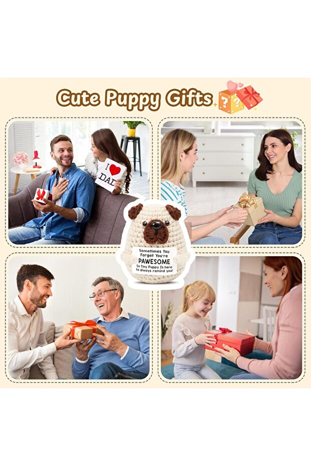 كلب كروشيه صغير إيجابي - 5