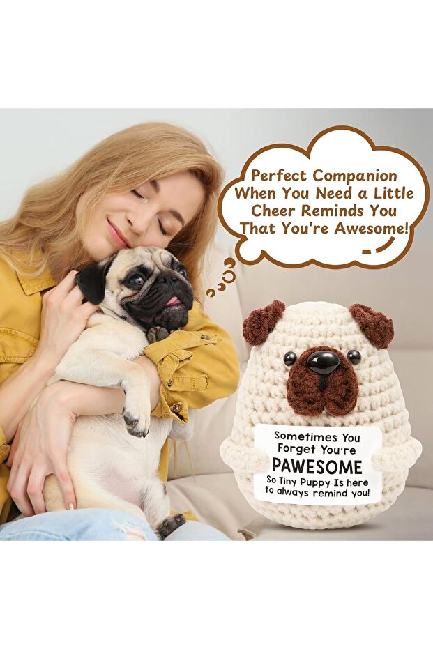 كلب كروشيه صغير إيجابي - 2