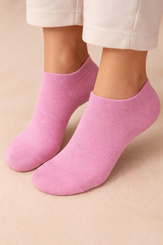 Kadın Basic Step Çorap Pembe - 1