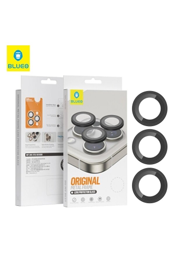 Mr. Gorilla iPhone 15 Pro Max Compatible Easy Application Ar Coated Metal Lens Protector with Apparatus