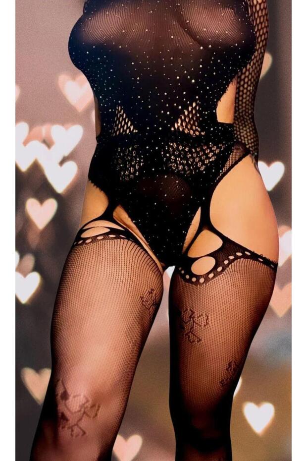 Fantezi Vücut Çorabı - 1