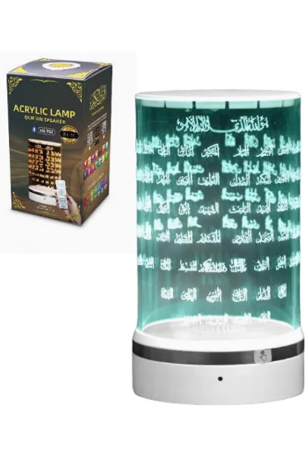 مصباح طاولة LED ذكي مبتكر مزود بمكبر صوت بلوتوث - 1