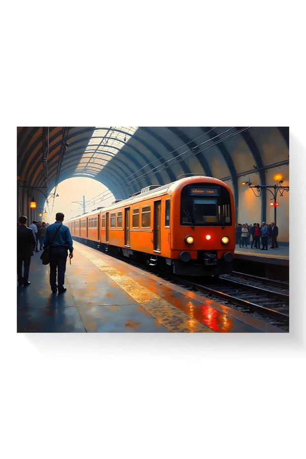 Tablou - Tren sosind - 2