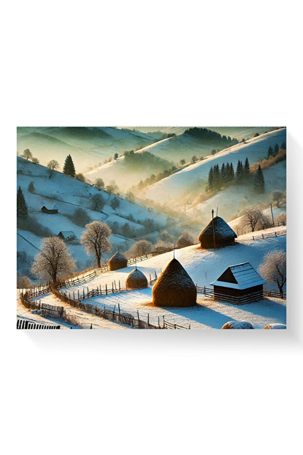 Tablou - Iarna la munte - 2